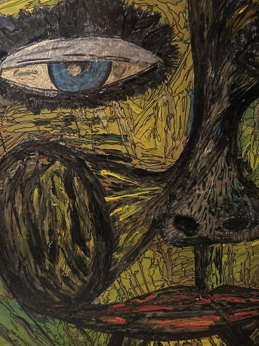 Gemälde: Originales Gemälde von Freddy Gerber, signiert 78 – Gebraucht aus Glarus von KunstWerkEr-LS87 6