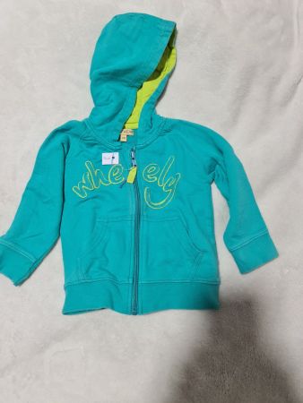 Pull bleu wheely taille 74 cm