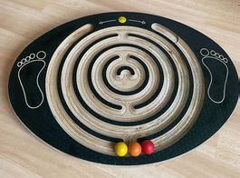 Balance Board Kugellabyrinth aus Holz