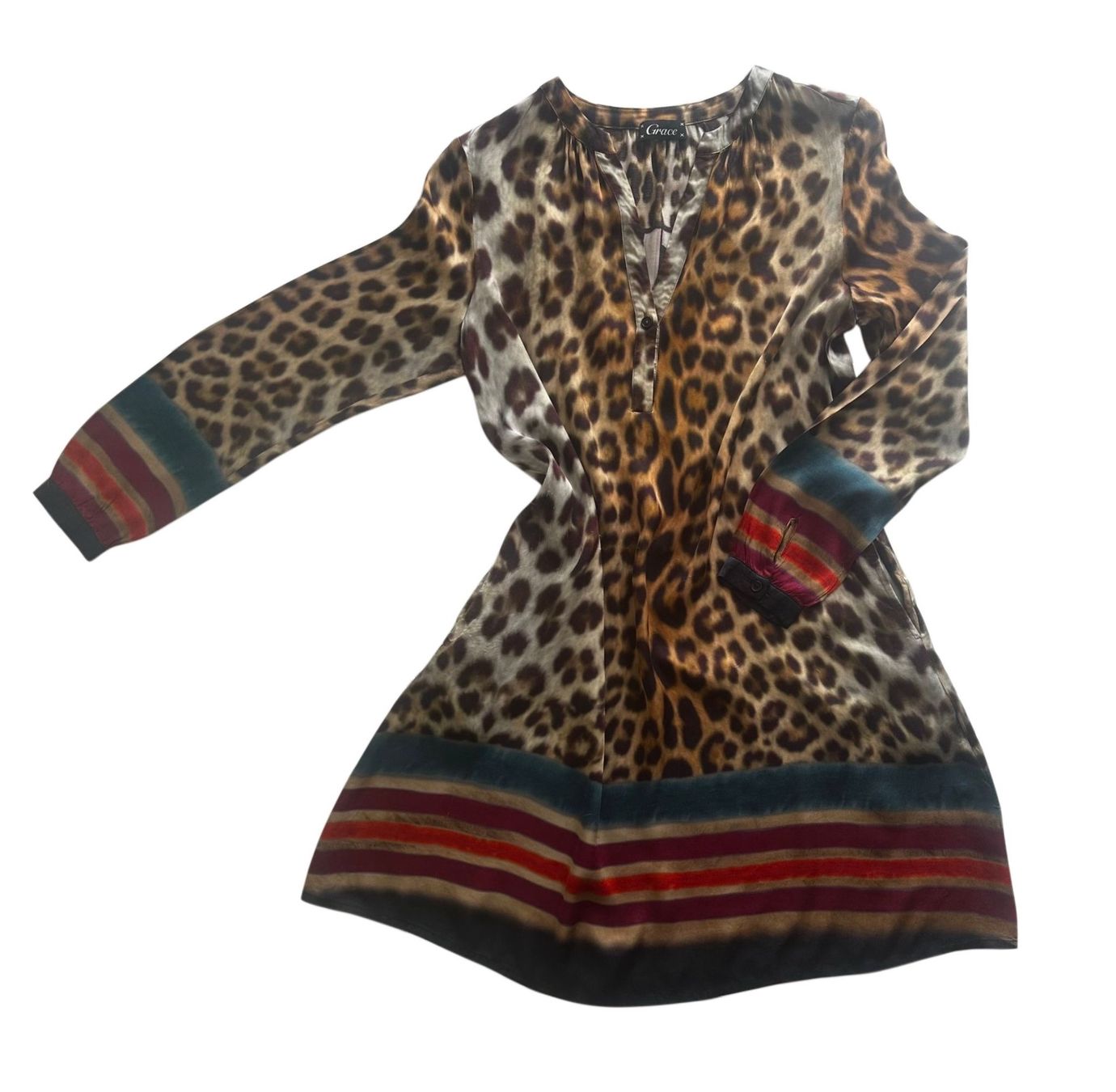 Grace Vestiti: Grace Sommer-Kleid Leoprint Damen S – Usato da Liestal venduto da Ballybs 2
