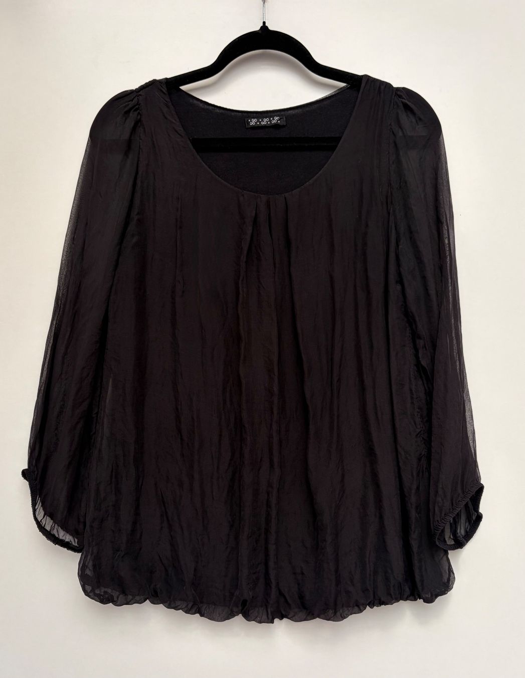 Chemisiers: Made in Italy Bluse mit Seide Gr.M – D'occasion à Unterägeri par Jutka_04 4