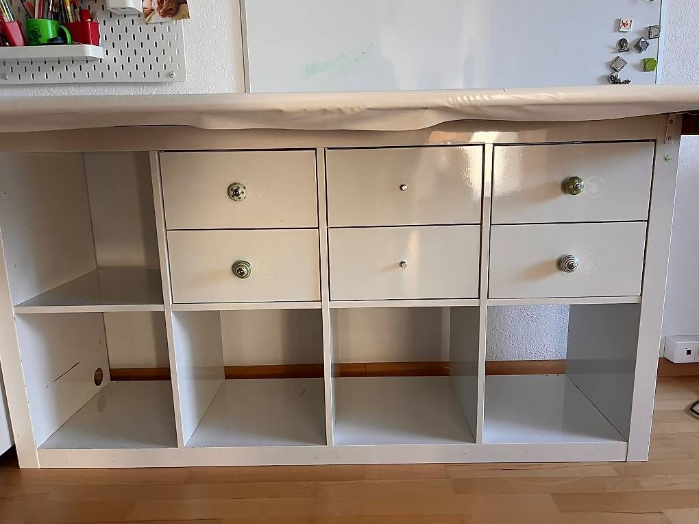 Bureaux: Schreibtisch Kallax & Rollcontainer – D'occasion à Muttenz par anna123 1