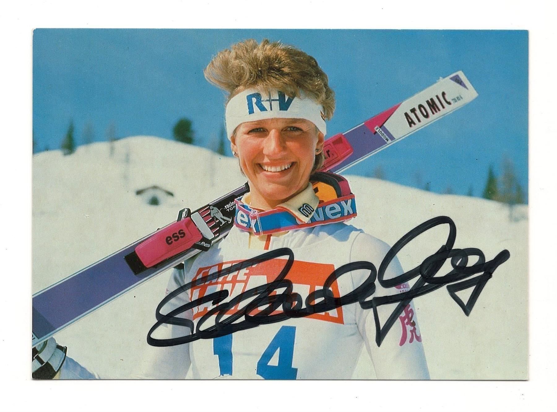 Autogramme: MICHAELA GERG - SKI ALPIN - DEUTSCHLAND – Gebraucht aus Basel von verano1000