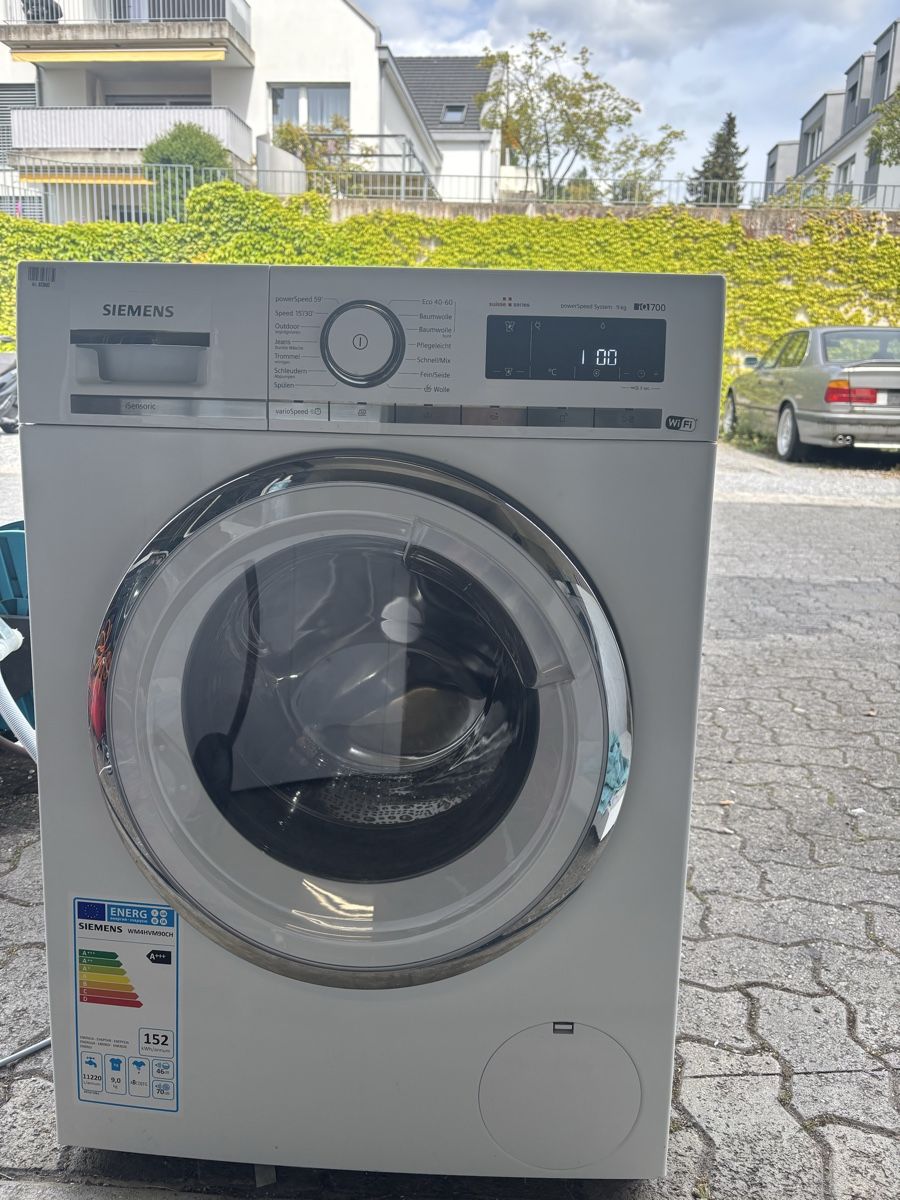 Siemens Lavatrici: Waschmaschine Siemens 9 kg – Usato da Birmensdorf ZH venduto da ShoopAgent8903