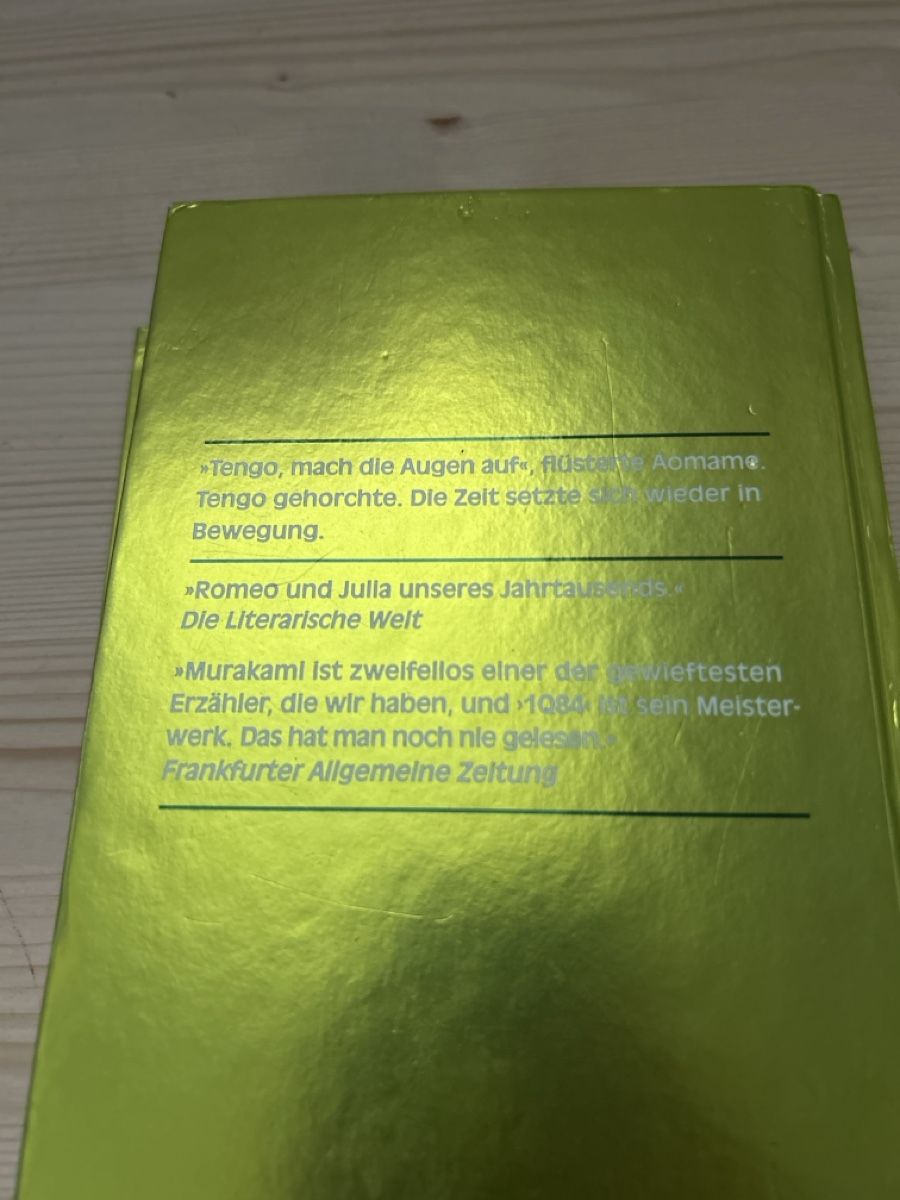 Livres: Haruki Murakami 1Q84 Roman Buch 3 – D'occasion à Bern par mil_g69v 2