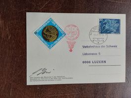 Original Autogrammkarte Erni Hans 