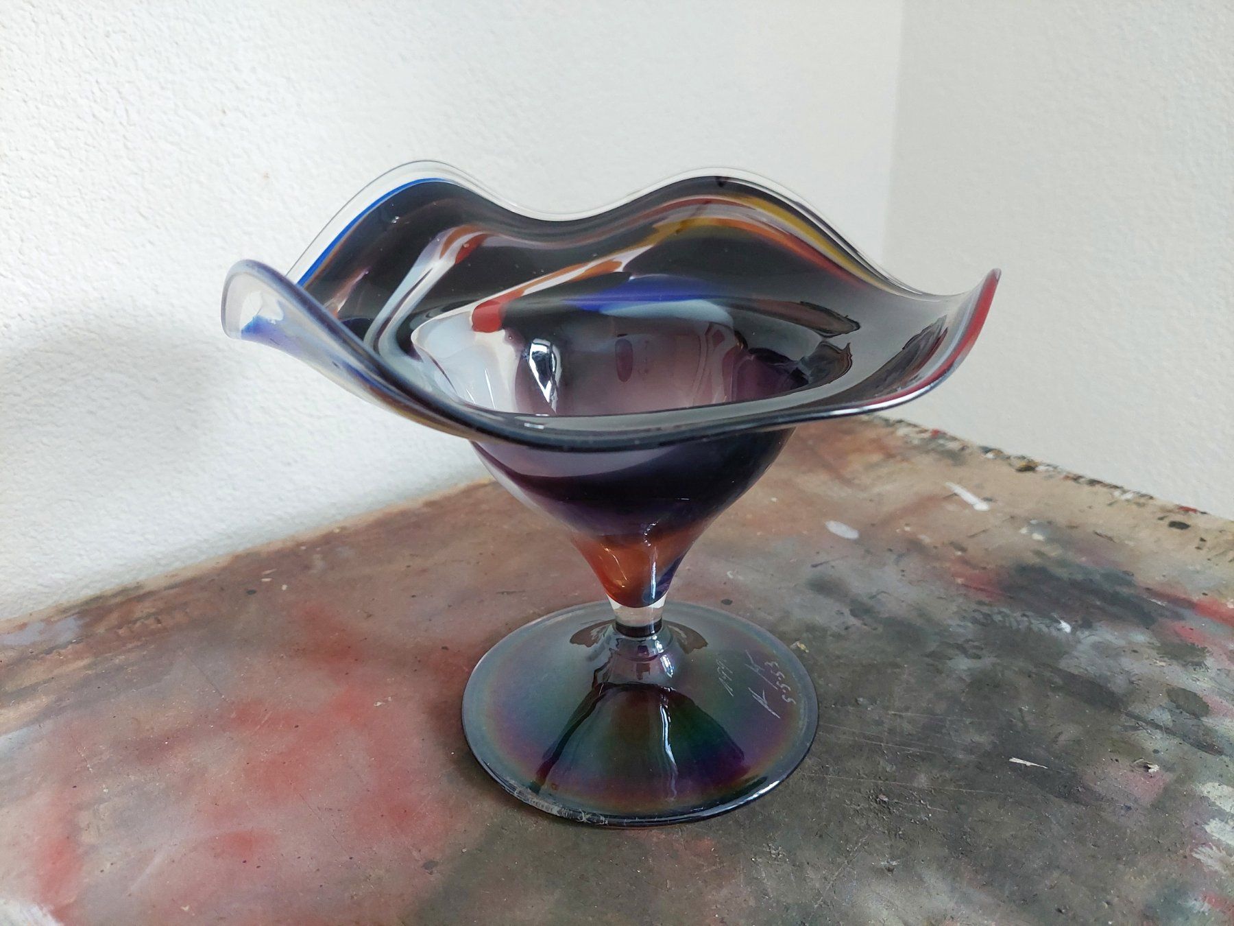 Vasen & Gefässe: Künstlervase/Fussschale, Peter Kaspar, 1990 – Gebraucht aus Subingen von K7passt_immer