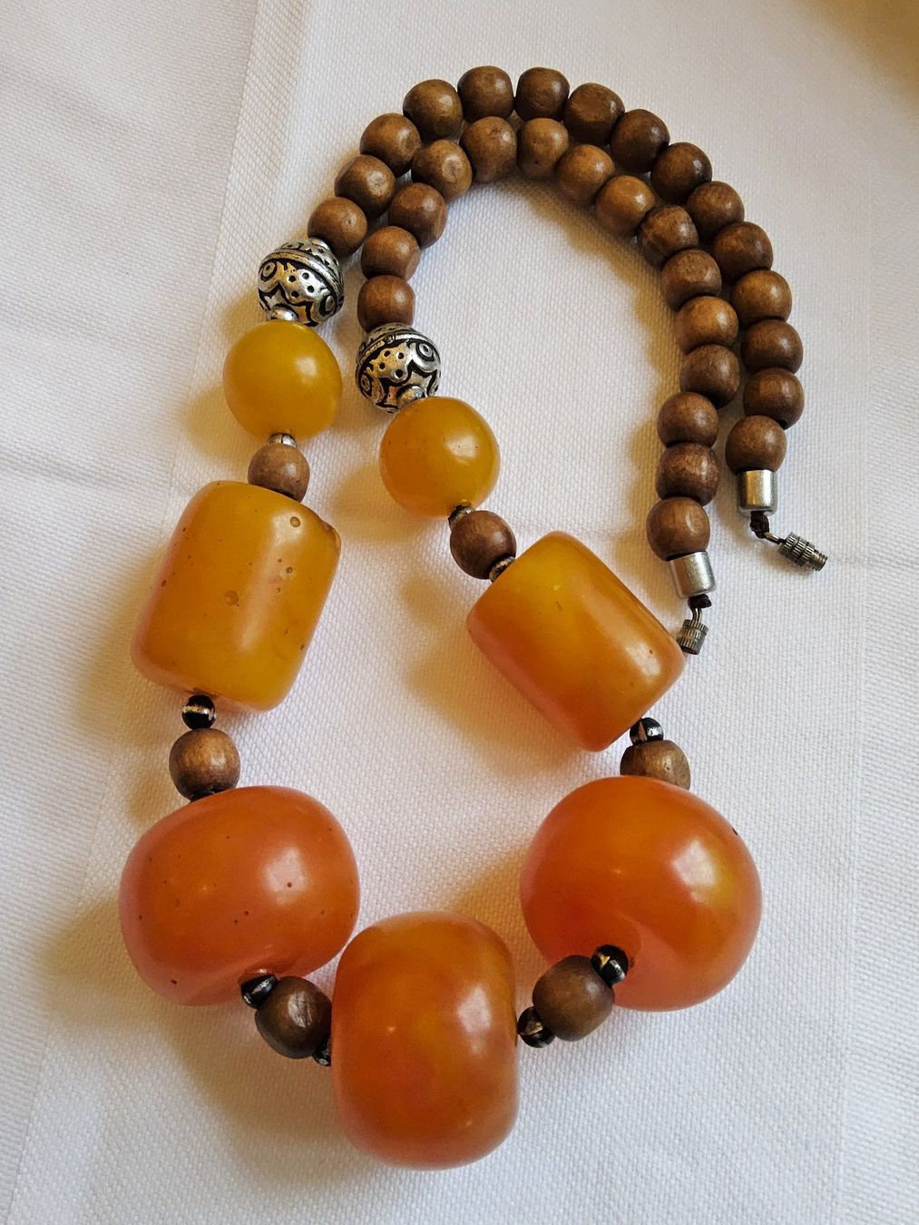 Catenine: Vintage wunderschöne Bernstein Halskette – Usato da Zürich venduto da SciTec 2