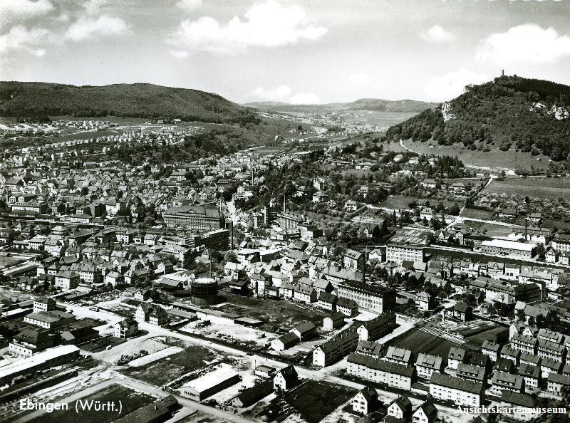 Cartoline postali: Ebingen + c1950 – Usato da Emmenbrücke venduto da teestube