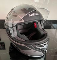 NEXX Motorradhelm Gr. M Klapphelm Schwarz Grau, fast neu!