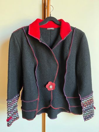 Handgefertigte Wolljacke, französische Boutique