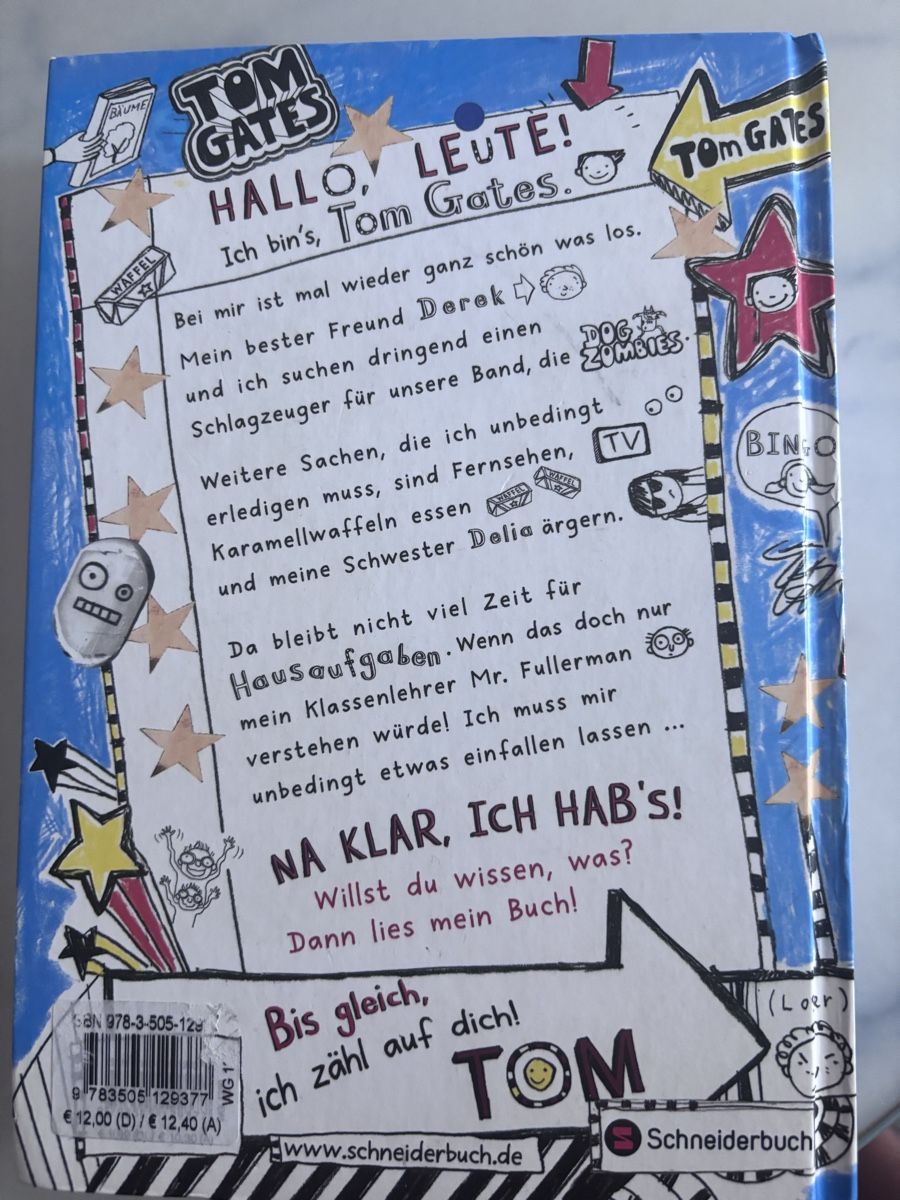 Bücher: Tom Gates – Gebraucht aus Winterthur von rs78 1