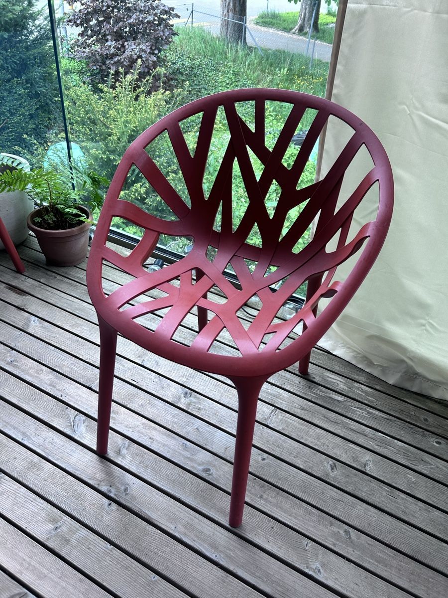 Vitra Sedie: Gartenstühle Vitra Vegetal von Bouroullec – Usato da Rüdlingen venduto da Charlesboeni