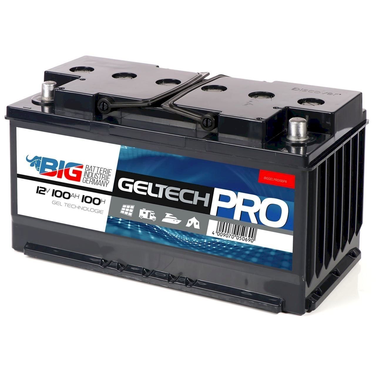 Elettrotecnica: BIG GELTECH PRO GEL 12V 100Ah C100 Solar – Nuovo e nell'imballaggio originale da Bottighofen venduto da zaap 1