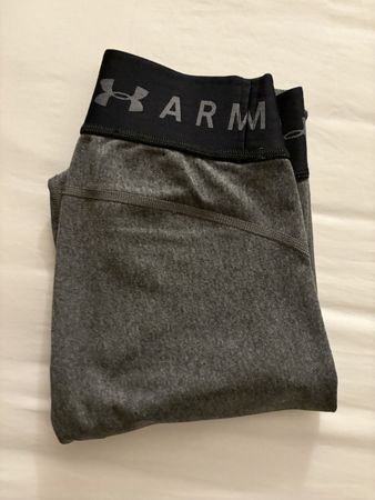 Under Armour Leggings, Grau meliert, Gr. S