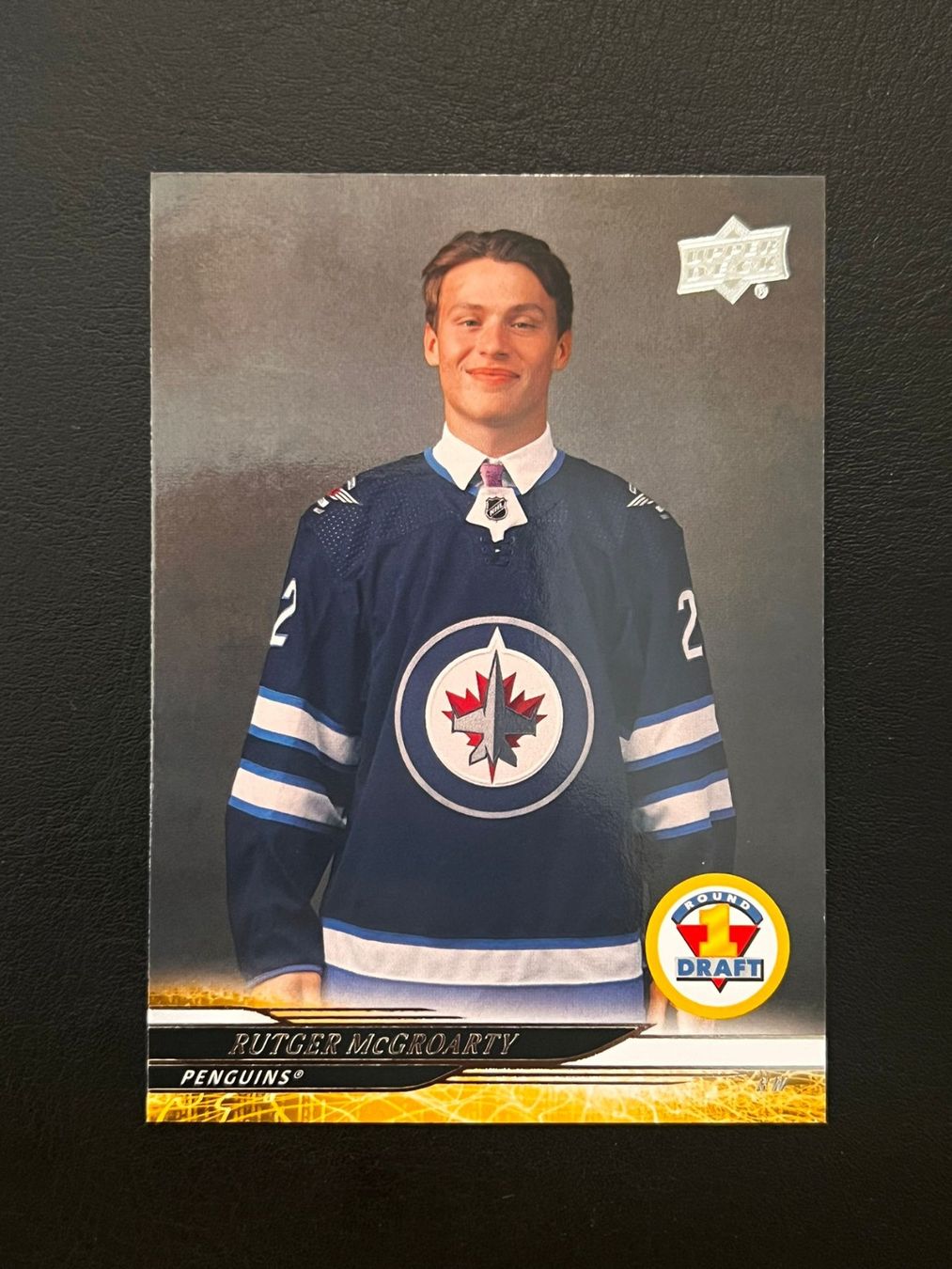NHL Carte collezionabili: Rutger McGroarty 2024 Draft Day Pittsburgh Penguins – Nuovo (secondo la descrizione) da Möhlin venduto da SwissHockeyCards