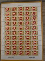 Bögen Helvetia 40 Rappen Jura 23 Kanton**postfrisch