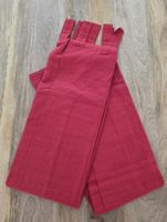 Vorhang solide, Rot, 140x240 cm, neu Baumwolle 