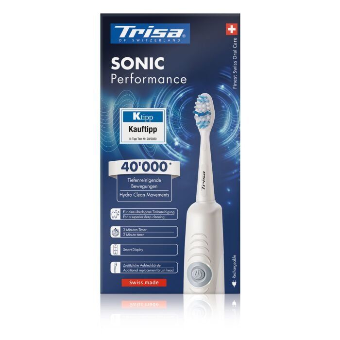 TRISA SCHALLZAHNBÜRSTE SONIC PERFORMANCE (Neu und originalverpackt) in ...