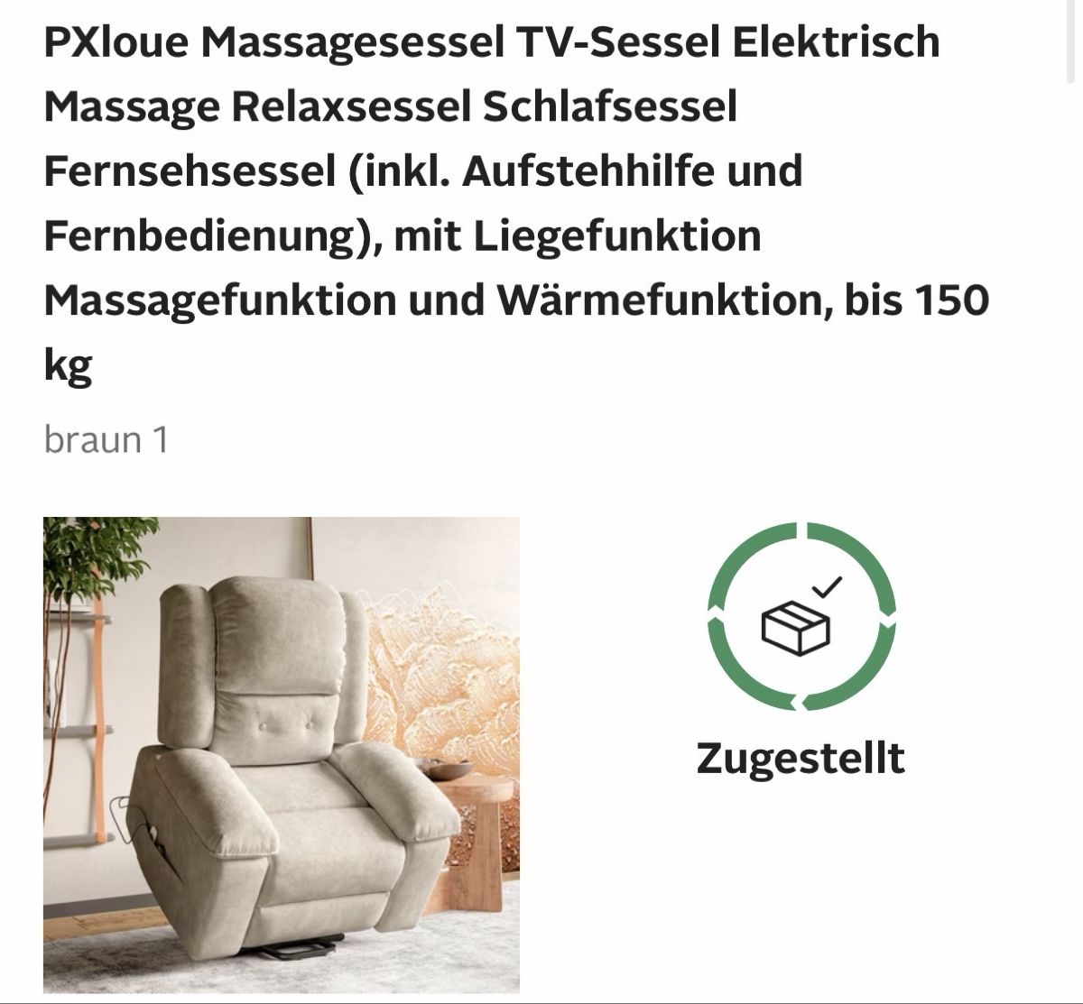 Massagegeräte: Massagesessel – Neu (gemäss Beschreibung) aus Mühlau von kvn_8cmk 2