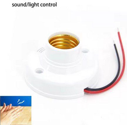 Lampade: Lampenfassung E27 mit Tonsteuerung  und Lichtsensor – Nuovo e nell'imballaggio originale da St. Gallen venduto da schnaeppchen-preise 1