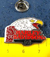 HD HARLEY-DAVIDSON USA " WEISSKOPF-ADLER" PIN GEPRÄGT GESTEM