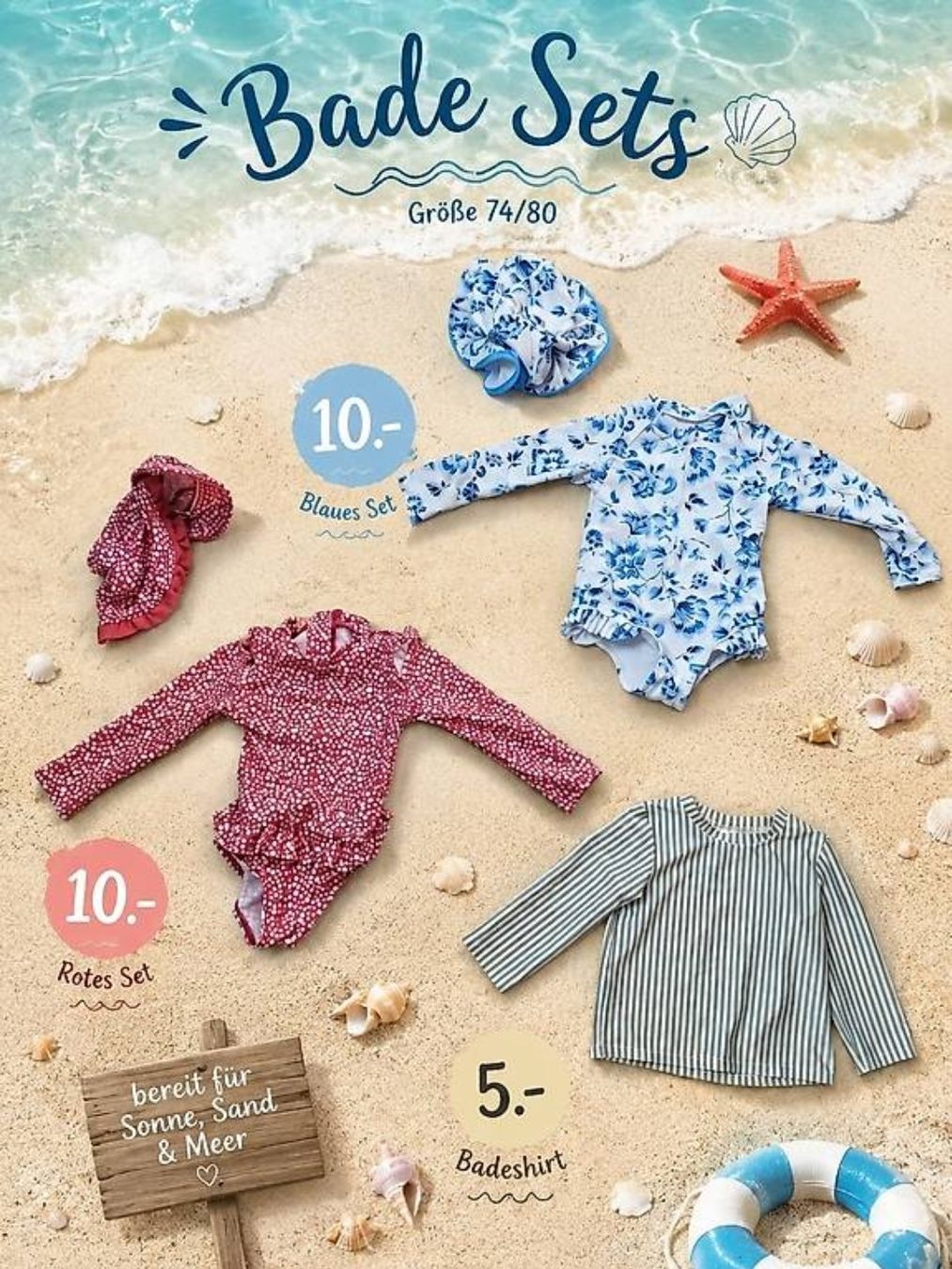 Costumi da bagno: Bade Sets blau Grösse 74/80 – Nuovo (secondo la descrizione) da Matzingen venduto da FashionLady2 1