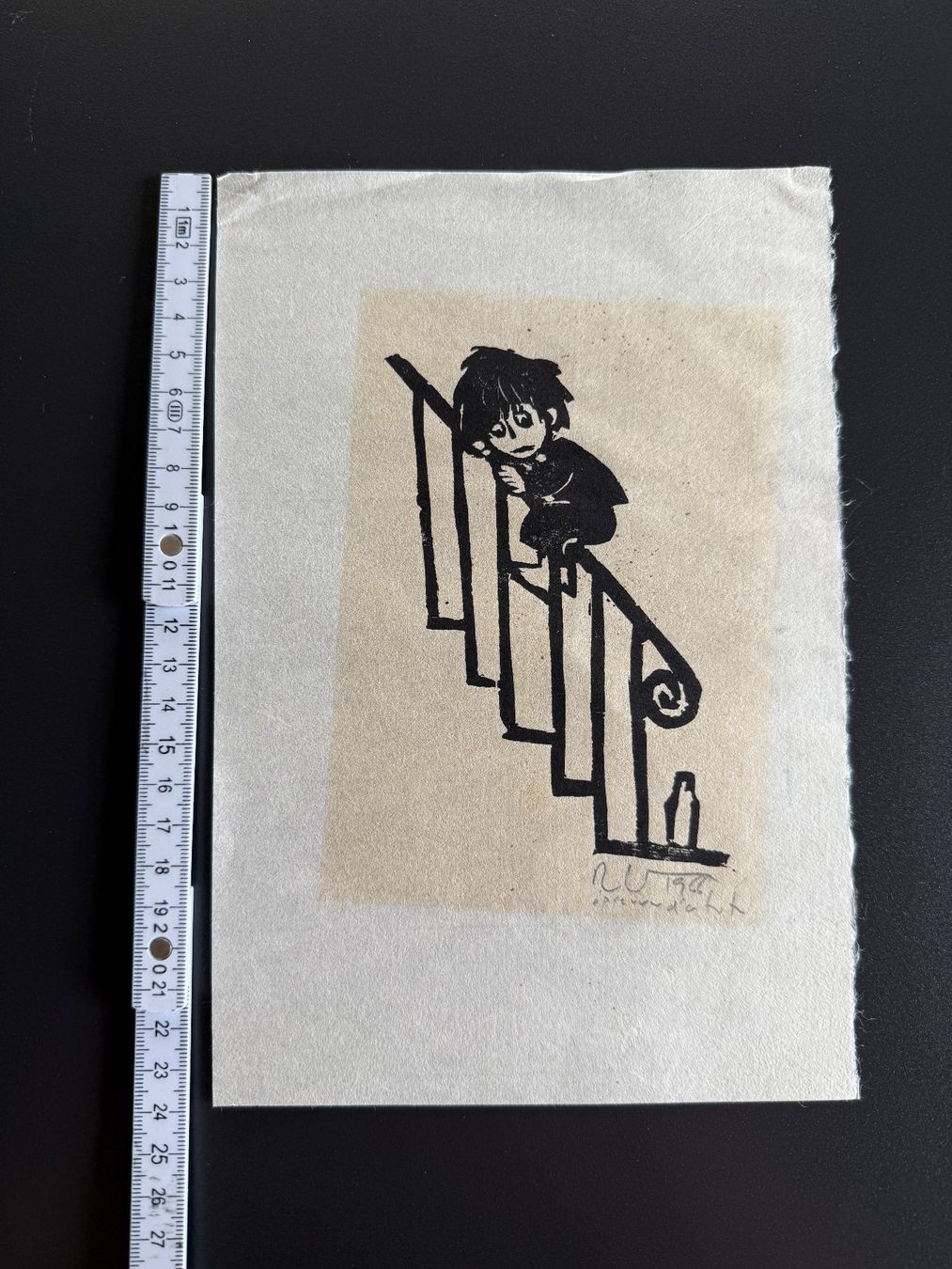 Grafica & Litografie: Luzerner Robert Röbi Wyss, Original und handsigniert! – Usato da Murten venduto da Hopschel_ 1