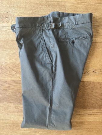 Pelikamo Herren Chino-Hose olive Grösse 48 guter Zustand
