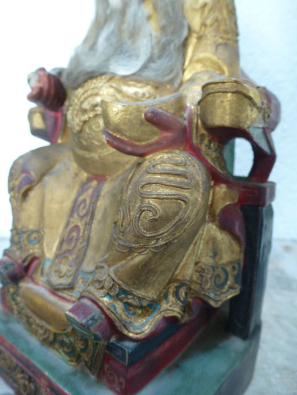 Skulpturen & Statuen: Holzfigur Herrscher Kaiser China Qing – Gebraucht aus Esslingen von eintagammeer 6