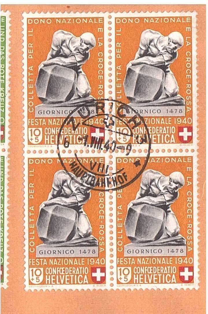 Buste & buste per spedizione: 1940 PP 2-6 VB R-Brief – Usato da Steffisburg venduto da malurada 2