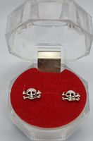 Silber Ohrstecker Totenkopf Gothic Emo 925er Silber