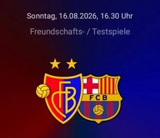 1x ticket FC Basel - FC Barcelona | 16.08.2026 | B3 Parkett