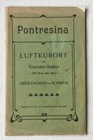 Pontresina & Karte des Morteratschgletscher von 1904