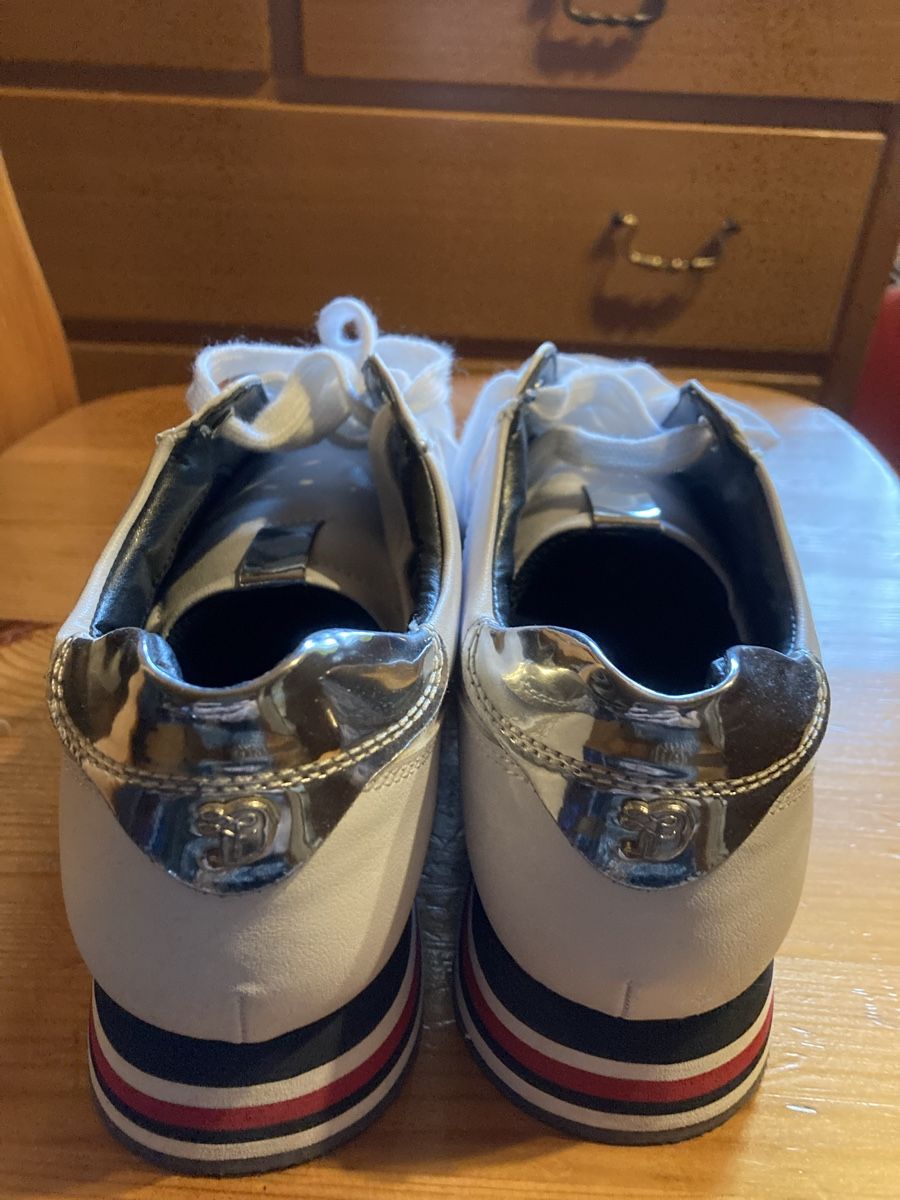 Tom Tailor Scarpe da donna: Turnschuhe Tom Tailor Denim weiss Grösse 40 – Nuovo (secondo la descrizione) da Mülenen venduto da Rapunzel99 1