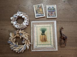 Deko-Set für Ihr Zuhause: Giraffe, Kränze, Bilderrahmen 🖼️