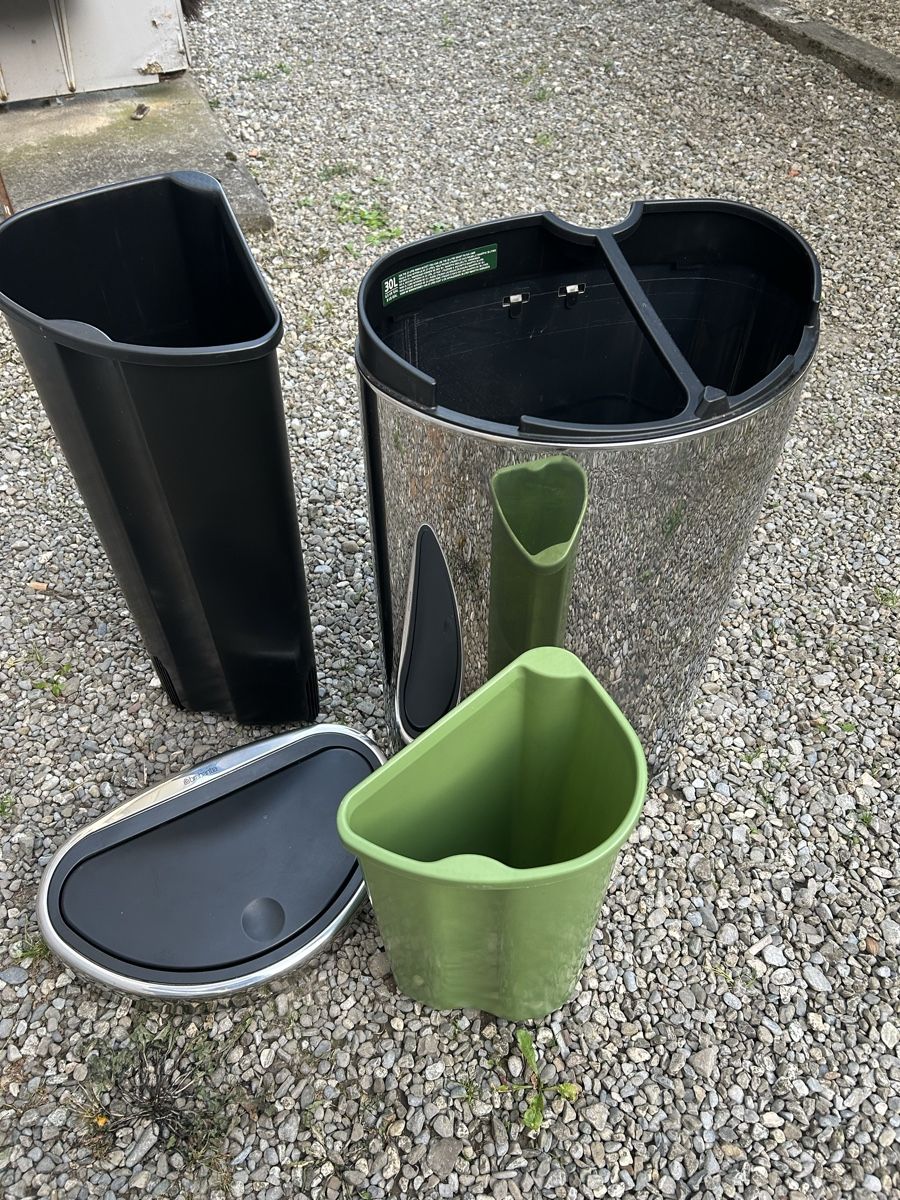 Brabantia Poubelles: Brabantia Touch Bin recycle chrom 30 liter – D'occasion à Ibach par heifla 6