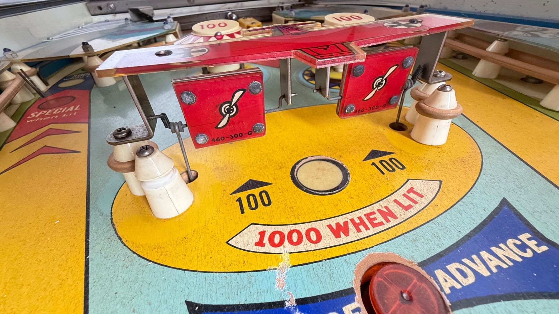 Flipper: Flipper Blue Max von Chicago Coin Machine Co. 1975 – Usato da Allschwil venduto da mapetitemaison 4