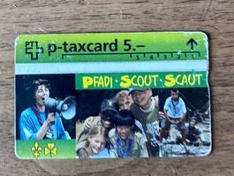 PTT p-taxcard 5.- Pfadi Scout Scout