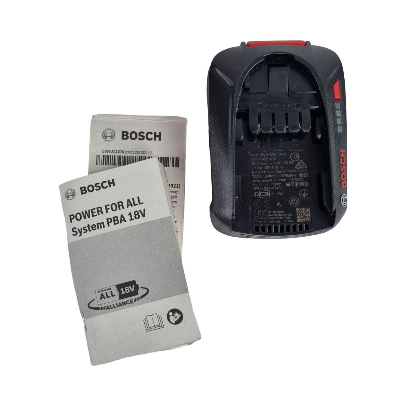 Bosch Caricatori & Batterie: BOSCH 18V  2.5Ah AKKU – Nuovo (secondo la descrizione) da Wangen b. Olten venduto da Restwert_Wangen 1