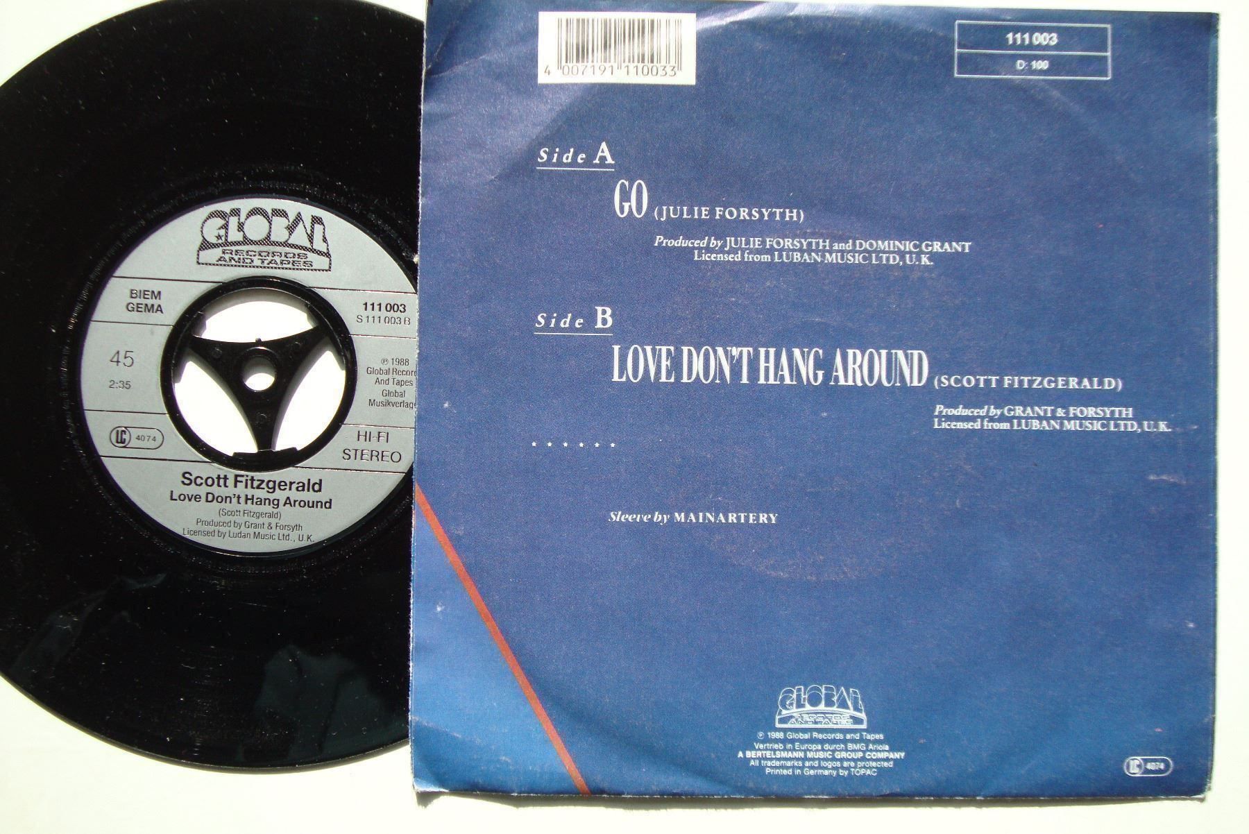 Dischi in vinile: SCOTT FITZGERALD - GO – Usato da Bern venduto da Uli_10_11 1