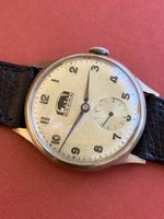 Armbanduhr Berna 17 Jewels Handaufzug 33 mm Edelstahl