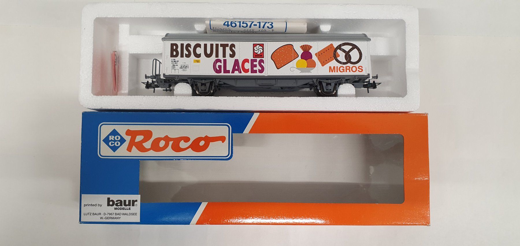 Roco Modelleisenbahnen: Roco / baur 291022 SBB Hbis Migros Biscuits/Glaces – Neu und originalverpackt aus Würenlos von jub_nd5j