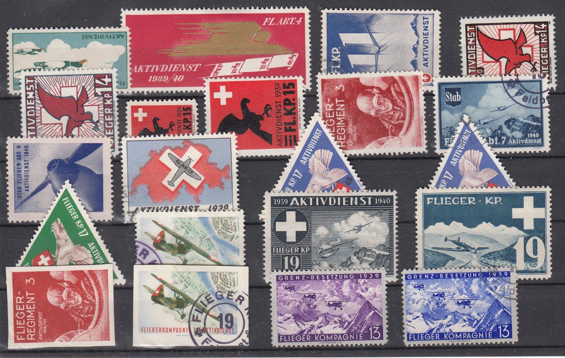 Tutti i francobolli: Soldatenmarken Flieger – Usato da Herrliberg venduto da Lfrifda