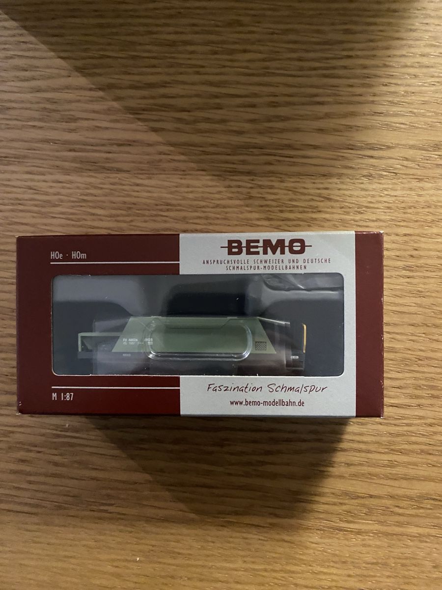 Bemo Modellini di ferrovie: Bemo Schotterwagen – Nuovo e nell'imballaggio originale da Alpnach Dorf venduto da cam_6lp5 3