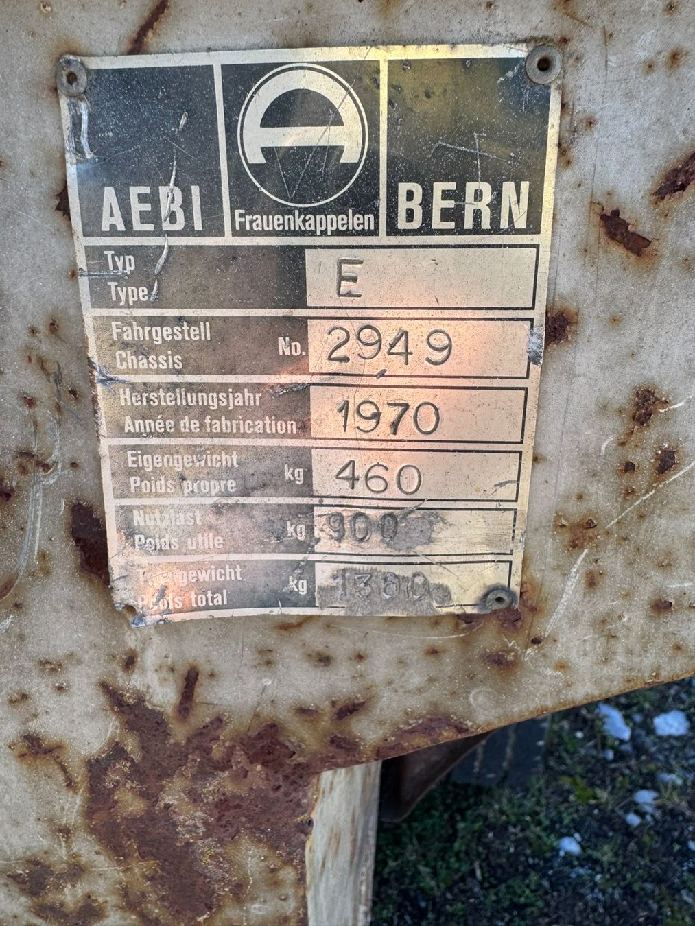 Aebi Rimorchi: Remorque basculante de chantier robuste – Usato da Saxon venduto da vou_2kdt 5