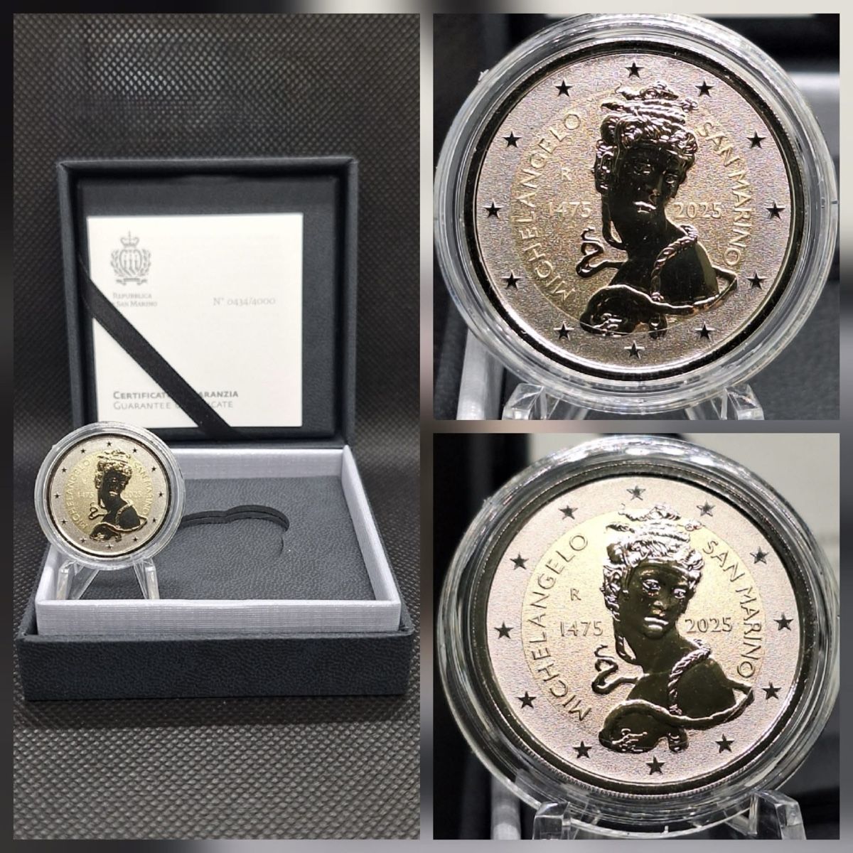 Tutti le monete: 2 euro saint marin Proof reverse – Nuovo e nell'imballaggio originale da Montreux venduto da Kokebullterrier1 2