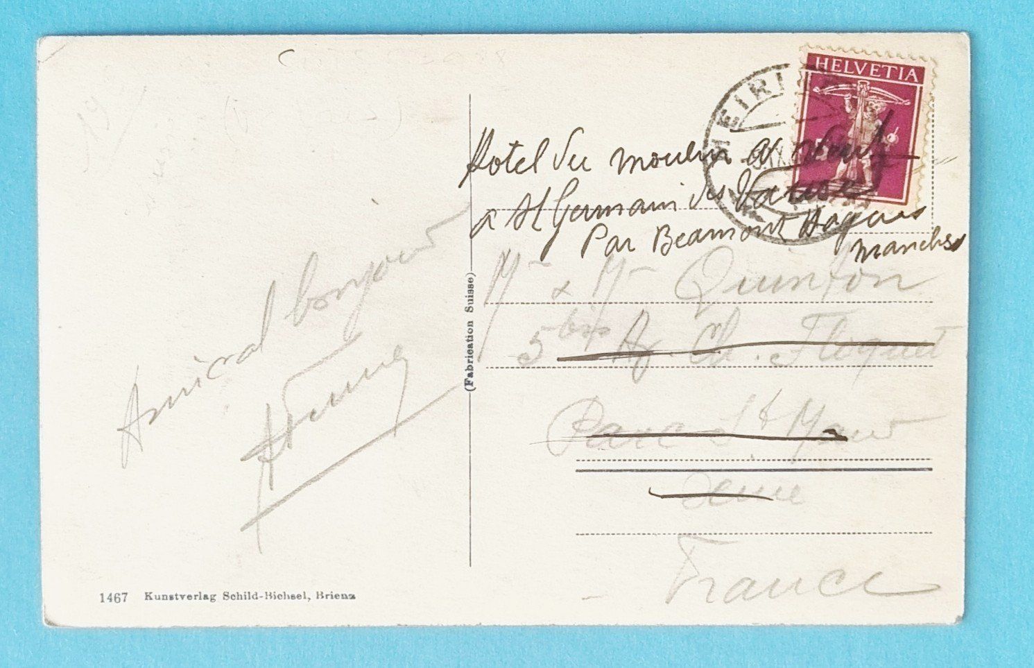 Cartes postales: Grimsel - Passhöhe - Restaurant - Postauto Meiringen-Gletsch – D'occasion à Rothrist par RROENK 1