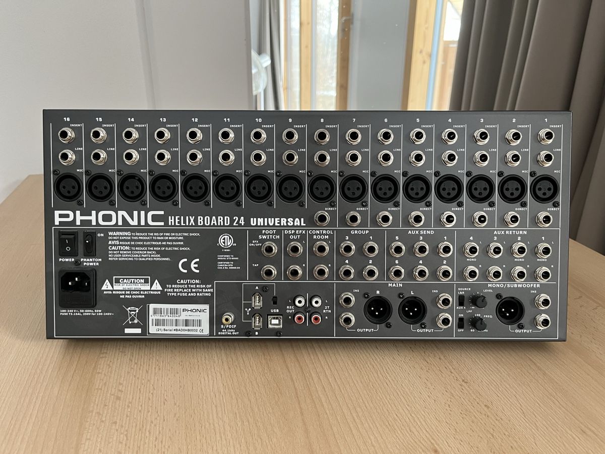 Console di mixaggio: Phonic Helix Board 24 Universal Mischpult mit USB & FireWire – Difettoso da Oberdorf SO venduto da NoHero 1