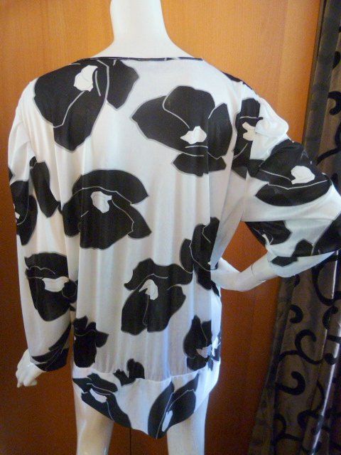 Camicette: Bluse 2-in-1 Augustat, Gr. 46, weiss-schwarz % – Usato da Nunningen venduto da Fashion-Ave51 2